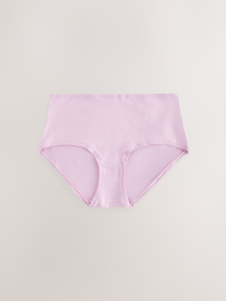 Navy/Pink/Cream Midi Thong Modal Logo Ultimate Comfort Knickers 4 Pack - Image 4 of 7