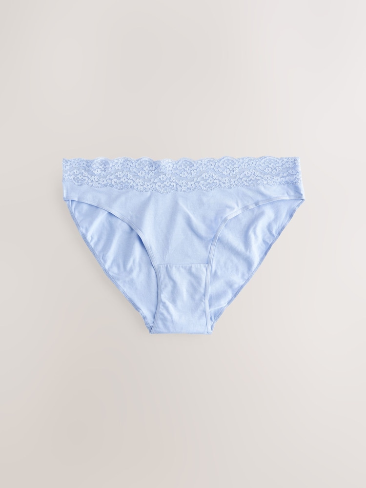 Blauw gebloemd - 4 Kanten slips - Image 6 of 11