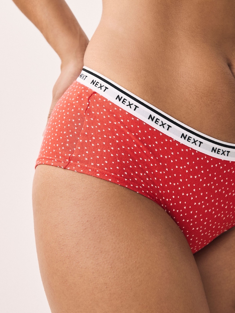 Valentines Short Logo Knickers 4 Pack - Image 10 of 10