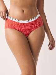 Valentines Short Logo Knickers 4 Pack - Image 8 of 10