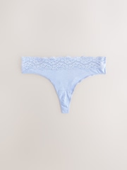Blauw gebloemd - 4 Kanten slips - Image 7 of 12
