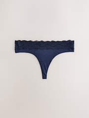 Blauw gebloemd - 4 Kanten slips - Image 8 of 12