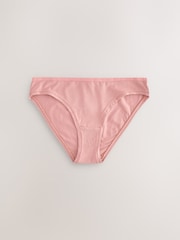 Navy/Pink/Cream High Leg Thong Modal Logo Ultimate Comfort Knickers 4 Pack - Image 3 of 7