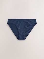 Navy/Pink/Cream High Leg Thong Modal Logo Ultimate Comfort Knickers 4 Pack - Image 5 of 7