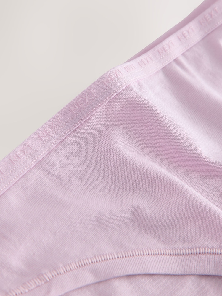 Navy/Pink/Cream High Leg Thong Modal Logo Ultimate Comfort Knickers 4 Pack - Image 7 of 7