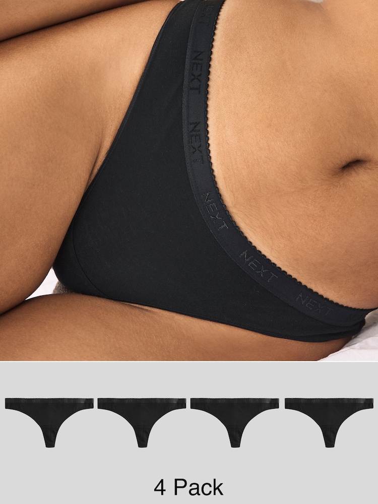 Schwarzes Jakobsmuschel-Logo - Slips mit Logo, 4er-Pack - Bild 1 von 8 Schwarzes Jakobsmuschel-Logo - Slips mit Logo, 4er-Pack - Bild 1 von 8