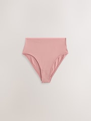 Navy/Pink/Cream High Rise High Leg Thong Modal Logo Ultimate Comfort Knickers 4 Pack - Image 2 of 7