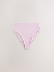 Navy/Pink/Cream High Rise High Leg Thong Modal Logo Ultimate Comfort Knickers 4 Pack - Image 4 of 7