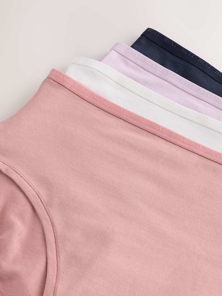 Marineblau/Pink/Creme - Thong Modal Logo Ultimate Comfort Knickers 4 Pack - Bild 7 von 7 Marineblau/Pink/Creme - Thong Modal Logo Ultimate Comfort Knickers 4 Pack - Bild 7 von 7