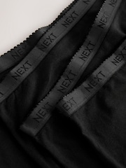 Zwart golvend met logo - Slips met logo verpakking van 4 - Image 10 of 11