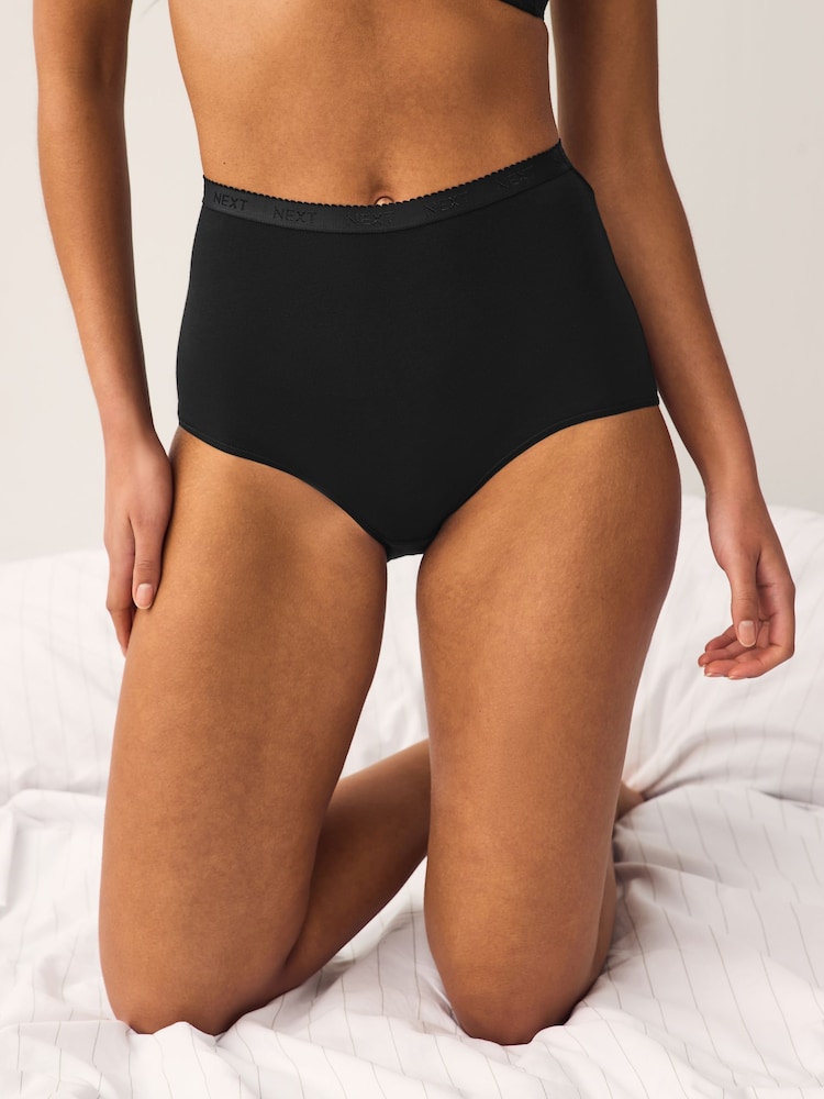 Black Scallop Logo - Logo Knickers 4 Pack - Image 2 of 11 Black Scallop Logo - Logo Knickers 4 Pack - Image 2 of 11