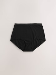 Zwart golvend met logo - Slips met logo verpakking van 4 - Image 6 of 11