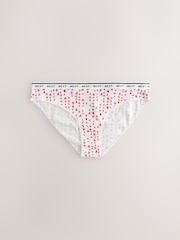 Valentines Bikini Logo Knickers 4 Pack - Image 3 of 7