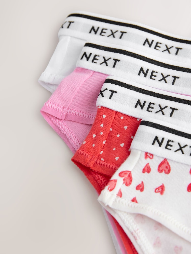 Valentines Bikini Logo Knickers 4 Pack - Image 7 of 7