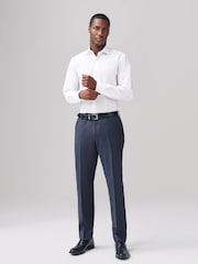 White Regular Fit Cutaway Collar Easy Care Smart Shirt - Image 2 of 9