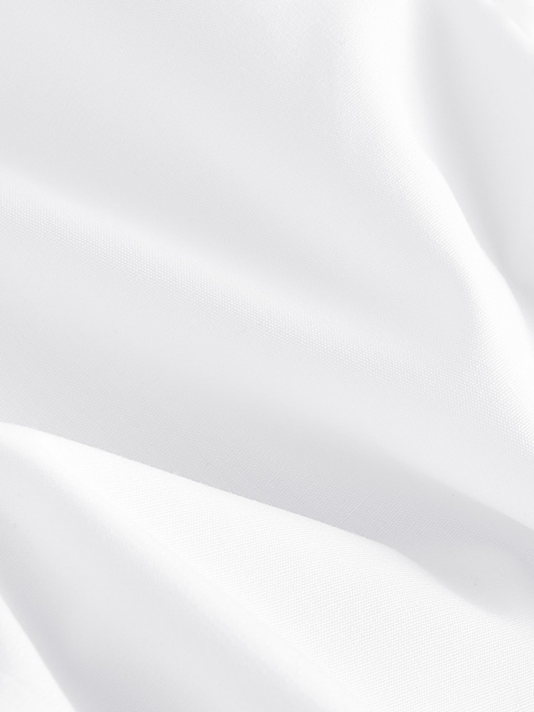 White Regular Fit Cutaway Collar Easy Care Smart Shirt - Image 9 of 9