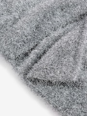 Silver Sparkle Tinsel Knitted Co-ord Maxi Skirt - Image 7 of 8