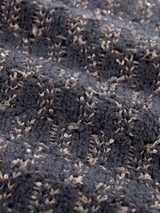 Grey Charcoal Co-ord Sparkle Patterned Knitted Mini Skirt - Image 7 of 8
