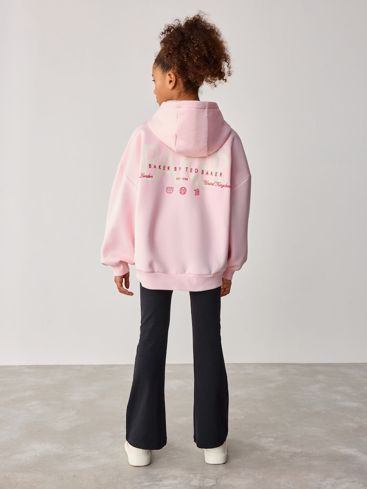 Baker by Ted Baker Oversized Back Print Hoodie - Image 3 of 9