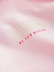 Baker by Ted Baker Oversized Back Print Hoodie - Image 8 of 9