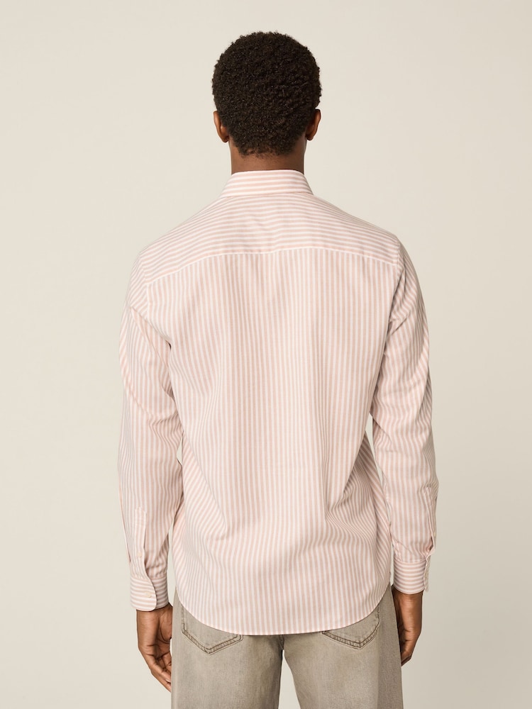 neutre - Chemise Oxford boutonnée repassage facile - Image 3 of 5