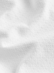 White Regular Fit Long Sleeve Single Cuff Textured Shirt - Image 6 of 6