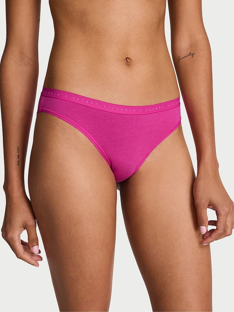 Victoria's Secret Pink Fire Bikini Knickers - Image 1 of 2 Victoria's Secret Pink Fire Bikini Knickers - Image 1 of 2