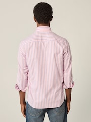 Pink/Blue Regular Fit Easy Iron Button Down Oxford Shirt - Image 2 of 8