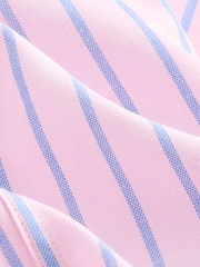 Pink/Blue Regular Fit Easy Iron Button Down Oxford Shirt - Image 8 of 8
