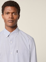 Bleu Bengal - Chemise Oxford boutonnée repassage facile - Image 1 de 8
