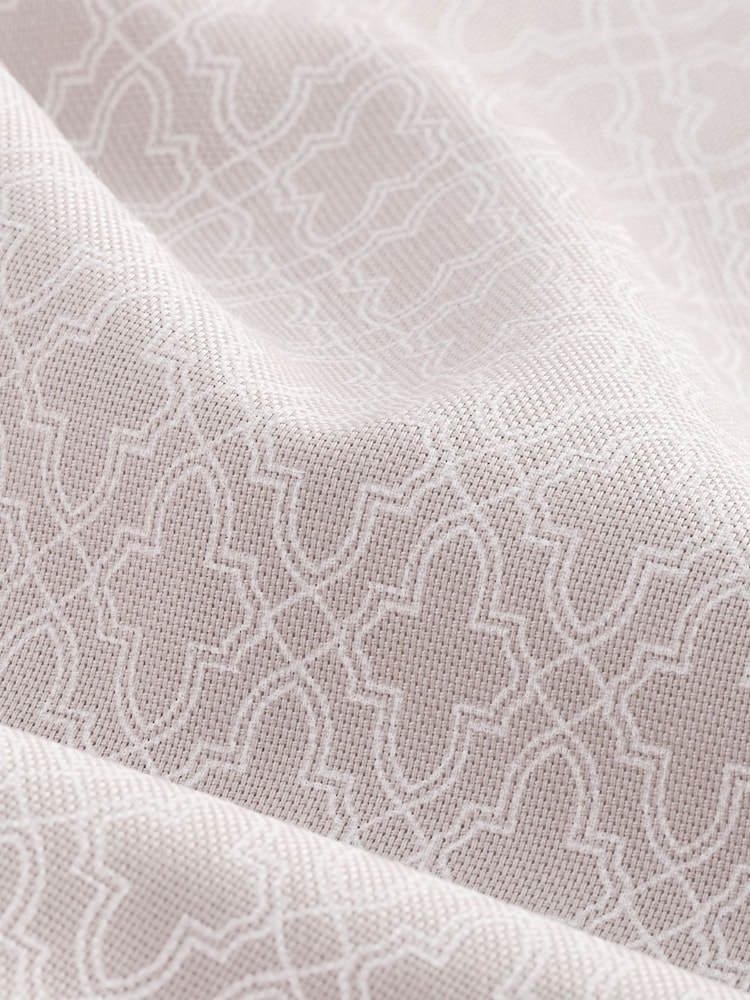 Neutral Tile Print Regular Fit Easy Care Oxford Shirt - Image 7 of 7