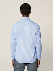 Blue/Orange Regular Fit Easy Iron Button Down Oxford Shirt - Image 2 of 8