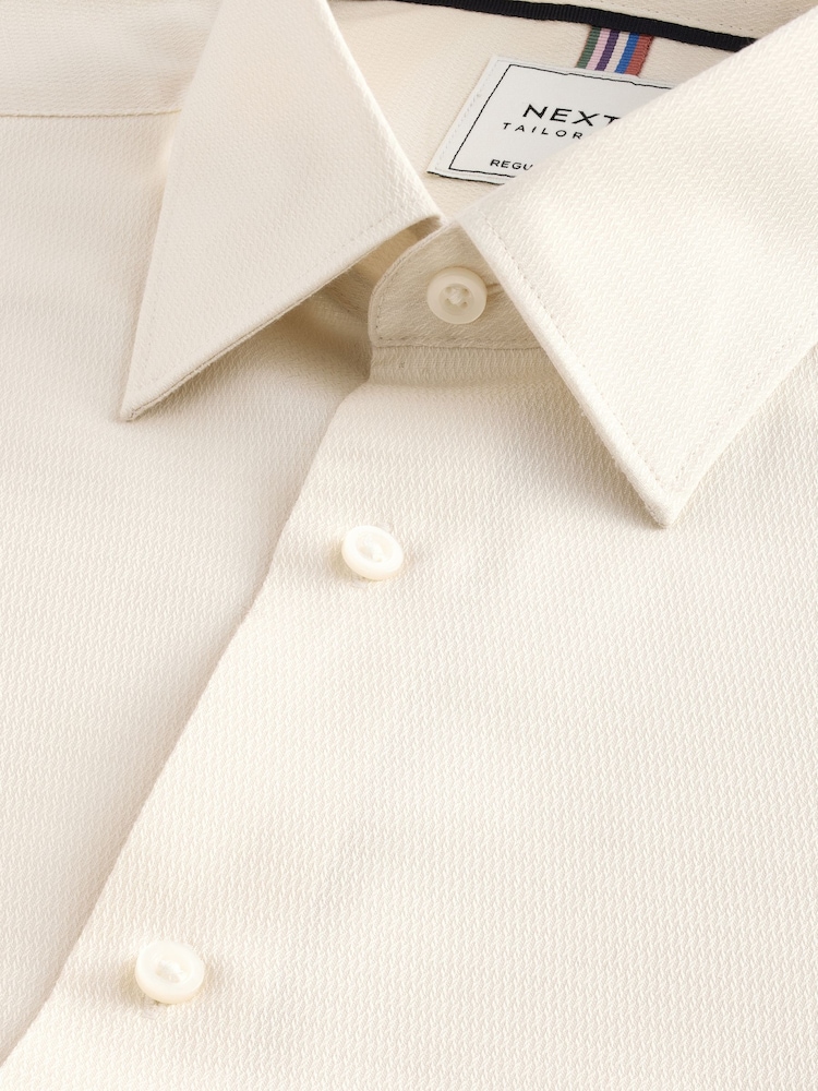Vert écume de mer - Chemise Oxford boutonnée repassage facile - Image 5 of 6
