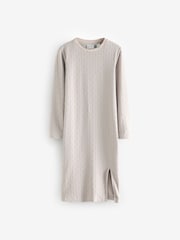 Baker by Ted Baker Stone Textured Midi Dress - Image 7 of 10