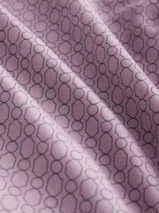 Pink Tile Print Regular Fit Easy Care Oxford Shirt - Image 8 of 8