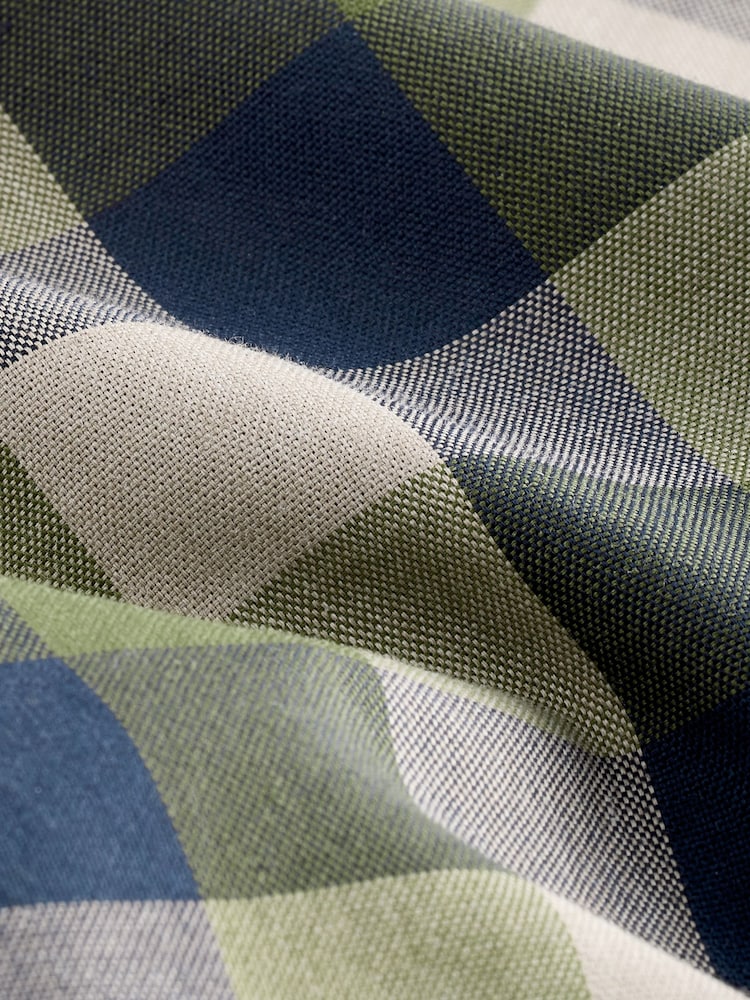À carreaux Vert Buffalo - Chemise Oxford ajustée Easy Iron Button Down - Image 7 of 7