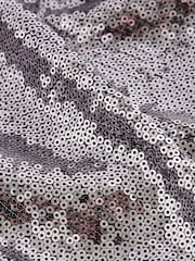 Grey Sequin Bardot Top - Image 6 of 8