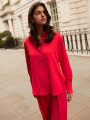 Red Long Sleeve Shirt - Image 1 of 8