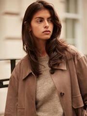 Brown Suedette Jacket - Image 4 of 8