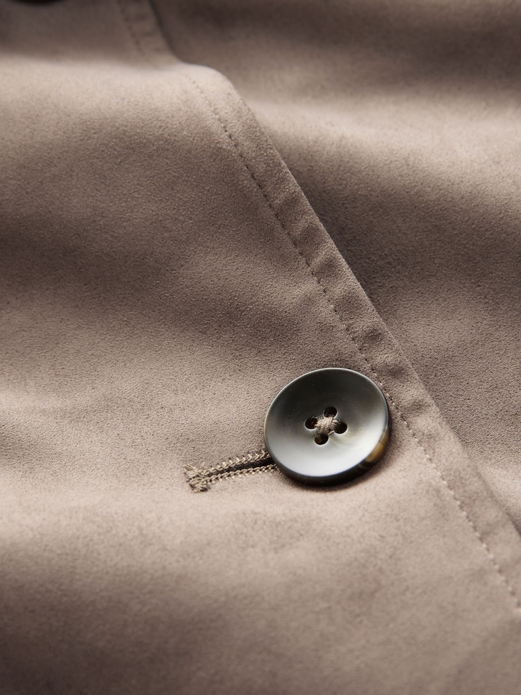 Brown Suedette Jacket - Image 7 of 8