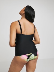 Simply Be Black Magisculpt Tankini Set - Image 2 of 4