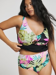 Simply Be Black Magisculpt Tankini Set - Image 3 of 4
