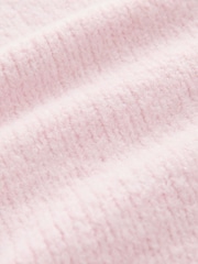Pink Blush Soft Touch Bardot Off The Shoulder Knitted Jumper with Alpaca - Image 7 of 8
