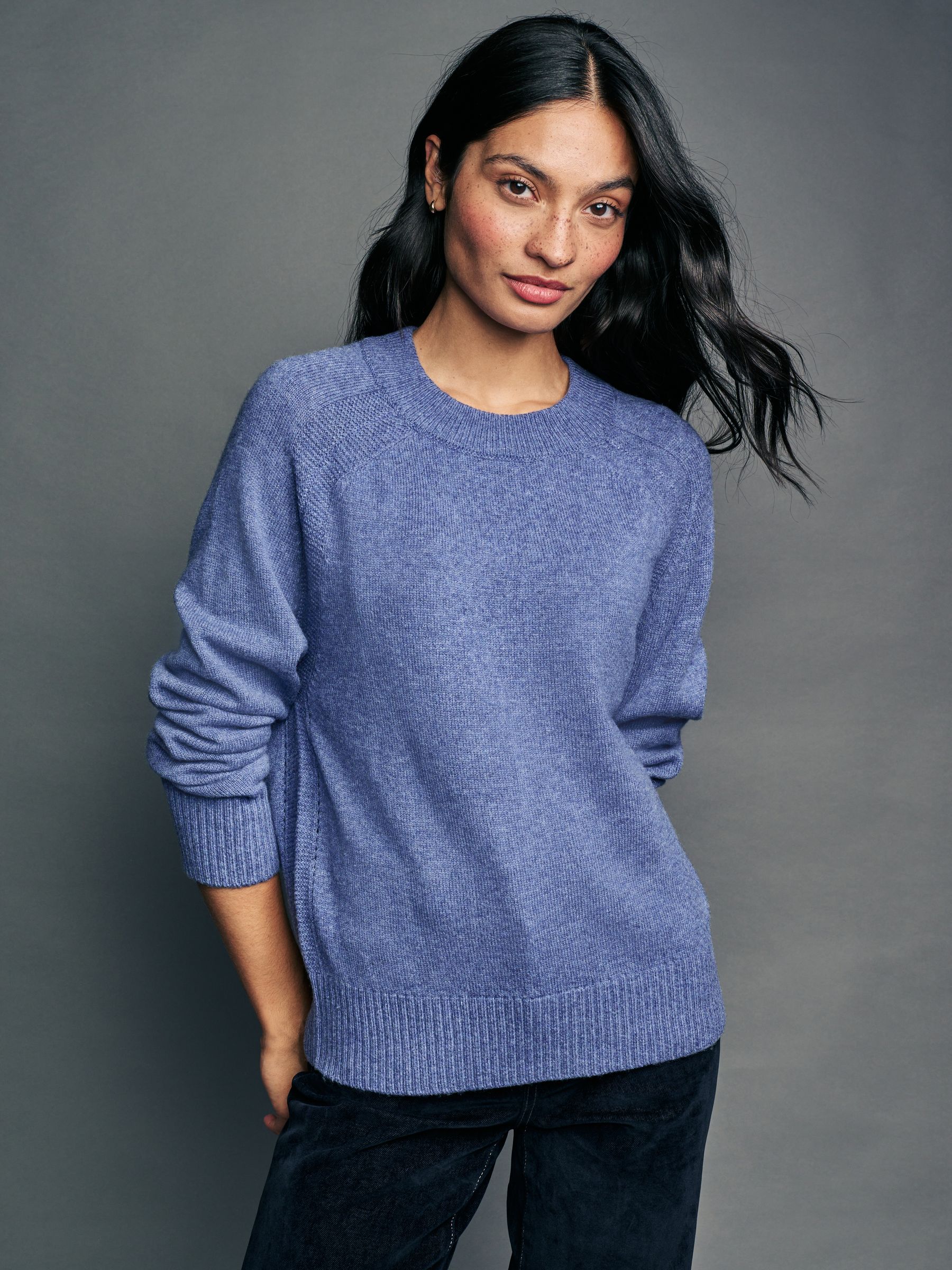 Crew neck lambswool jumper shop