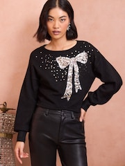 Pulover confortabil cu Tricou la baza gâtului Love &Roses - Image 1 of 4