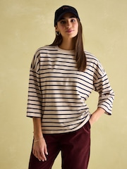 Joules Amelia Top with 3/4 Length Sleeves - תמונה 1 מתוך 9