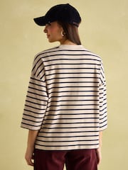 Joules Amelia Top with 3/4 Length Sleeves - תמונה 2 מתוך 9