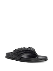 Dune London Black Lindie Casual Sandals - Image 2 of 5