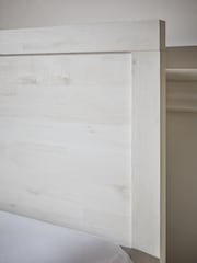 White Oak Effect Bronx Wooden Bed Frame - Image 3 of 6