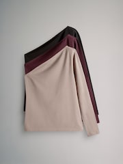 The Set 3er-Pack One-Shoulder-Langarmtops - Bild 2 von 13